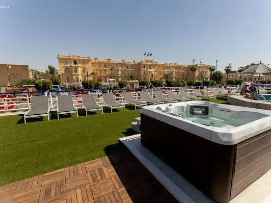 Sun deck of the Al Nabilatan Nile Cruise Nile cruise
